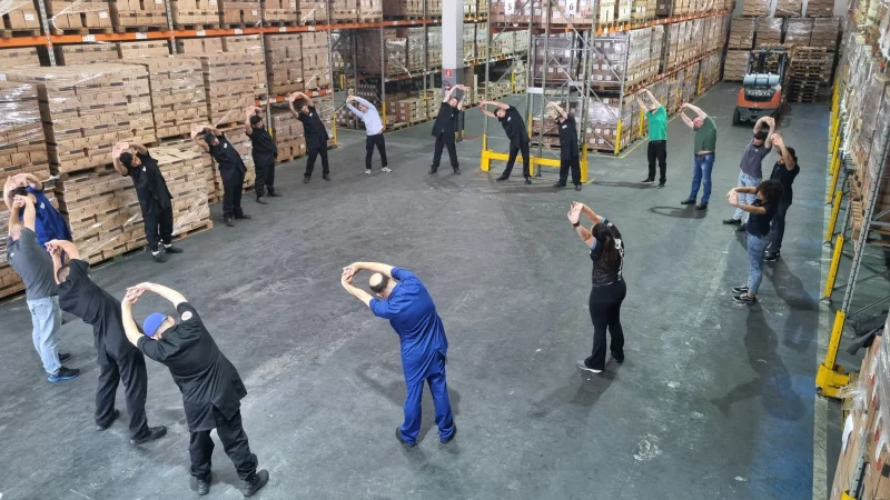 ginástica laboral no trabalho