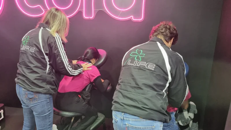quick massage para colaboradores